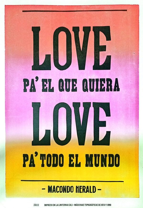 LOVE PAL QUE QUIERA - Macondo 1/2