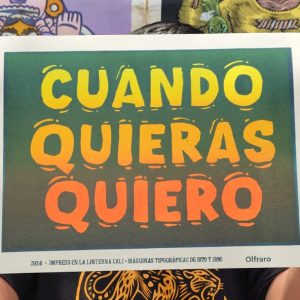 CUANDO QUIERAS QUIERO 1/8