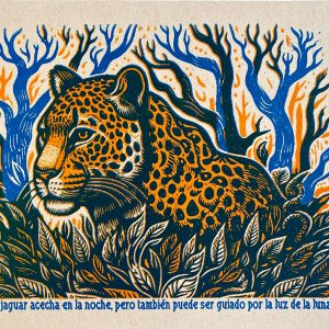 POSTAL EL JAGUAR ACECHA LA NOCHE