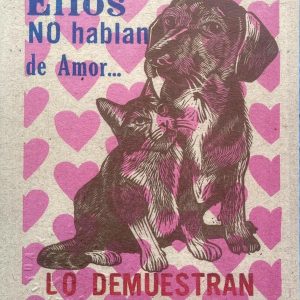 POSTAL ELLOS NO HABLAN DE AMOR